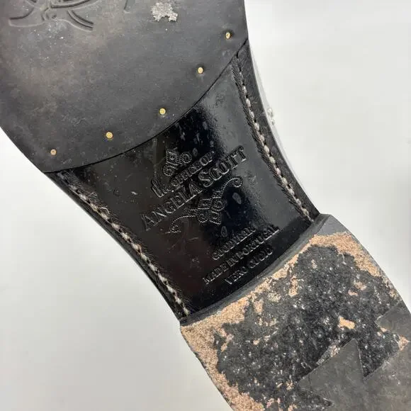 The Office of Angela Scott Miss Cecilia Studded Loafers Women's 36 US 6 - Picture 9 of 13